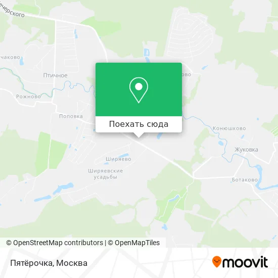 Карта Пятёрочка