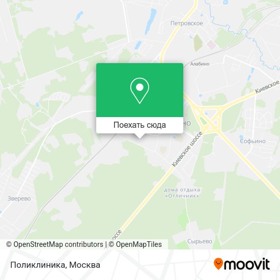 Карта Поликлиника