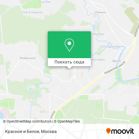 Карта Красное и Белое