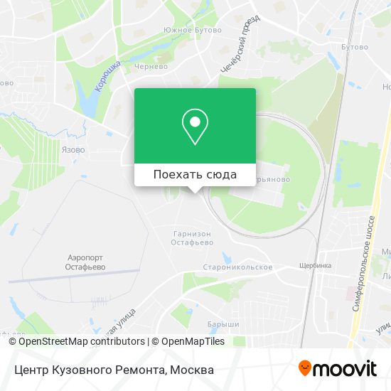 Карта Центр Кузовного Ремонта