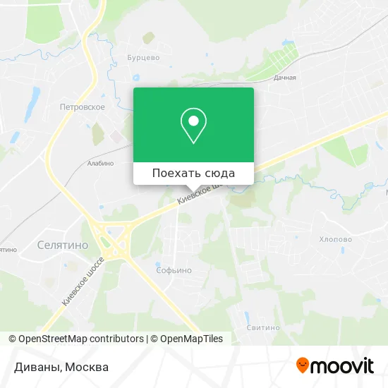 Карта Диваны