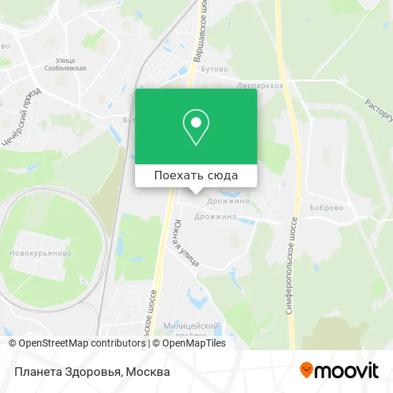 Карта Планета Здоровья