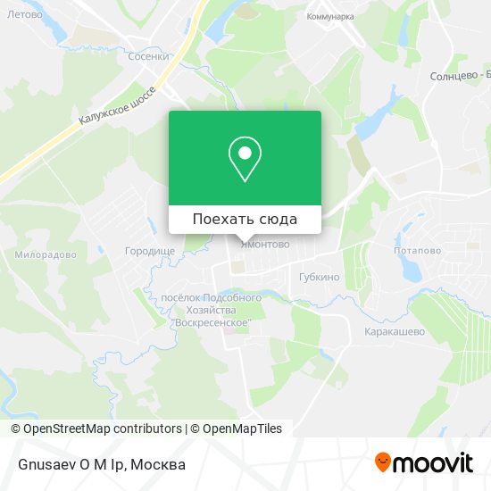 Карта Gnusaev O M Ip