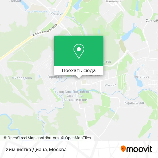 Карта Химчистка Диана