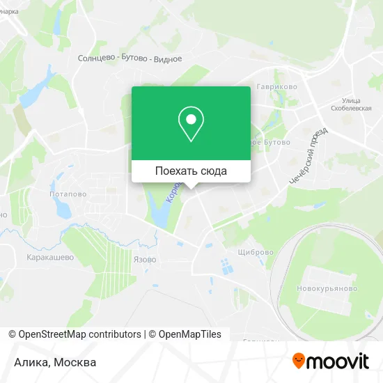 Карта Алика