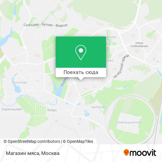 Карта Магазин мяса