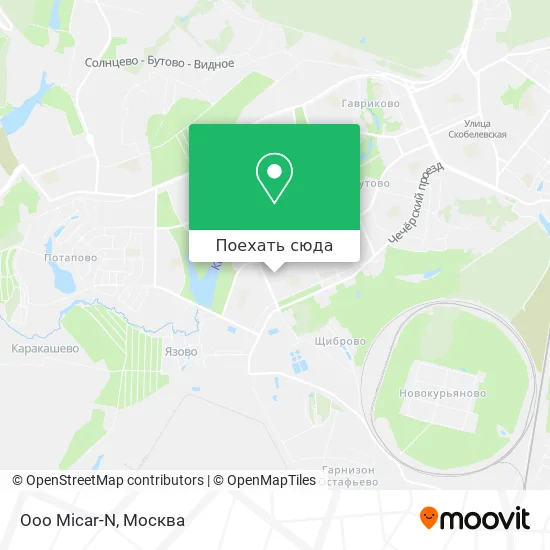 Карта Ooo Micar-N