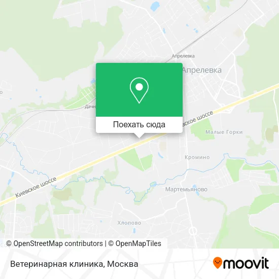 Карта Ветеринарная клиника