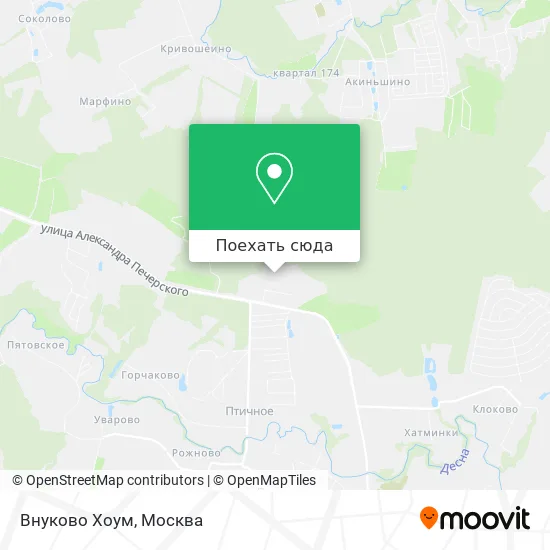 Карта Внуково Хоум