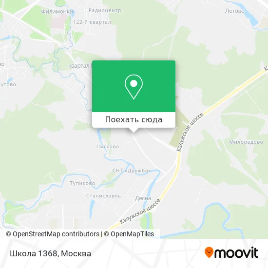 Карта Школа 1368