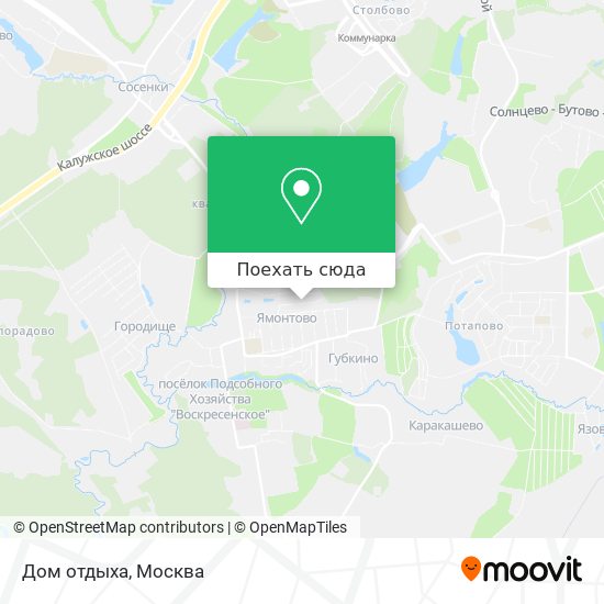 Карта Дом отдыха