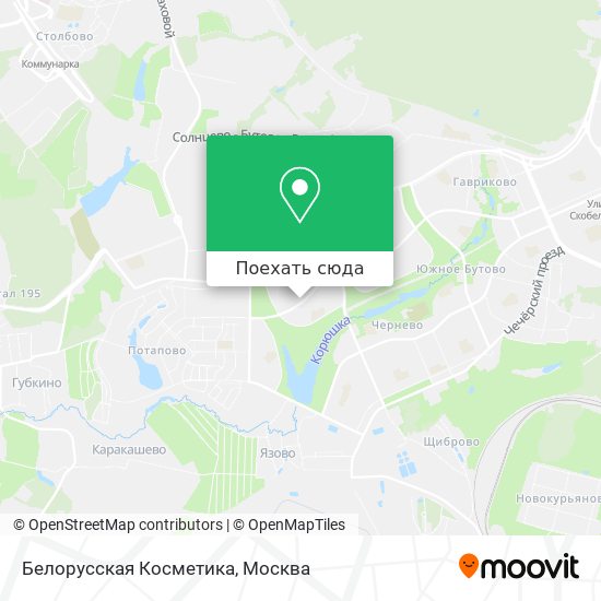Карта Белорусская Косметика