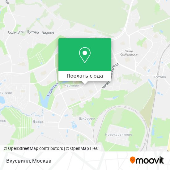 Карта Вкусвилл