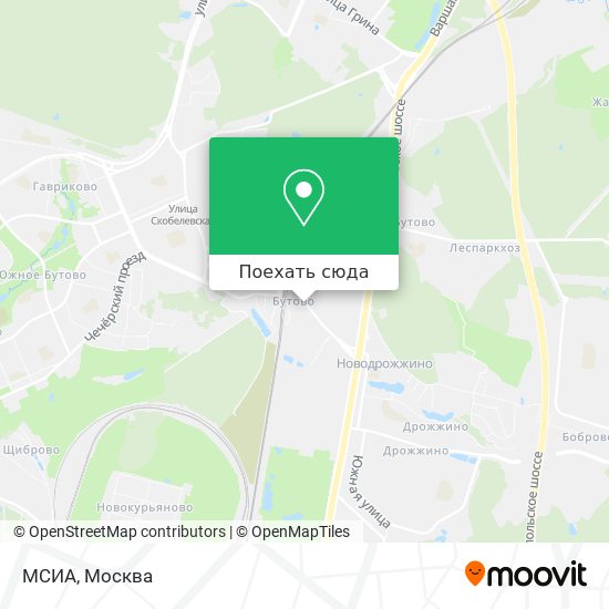 Карта МСИА