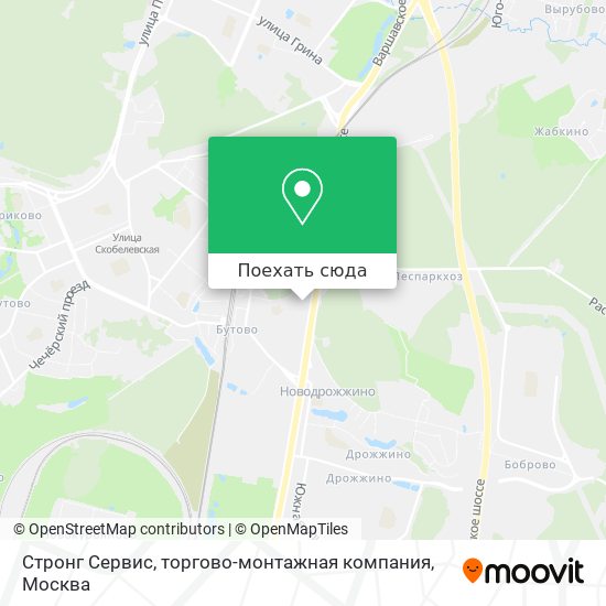 Карта Стронг Сервис, торгово-монтажная компания
