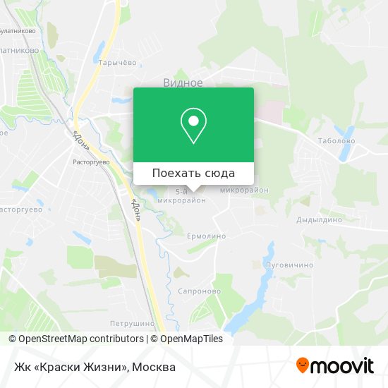 Карта Жк «Краски Жизни»