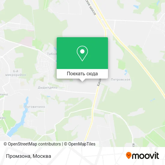 Карта Промзона