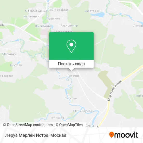 Карта Леруа Мерлен Истра
