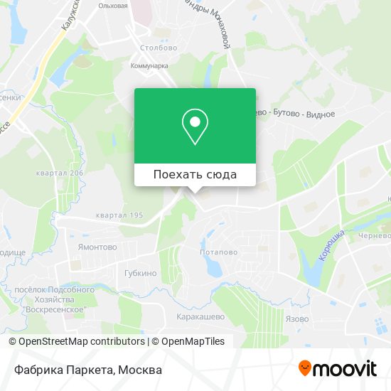 Карта Фабрика Паркета