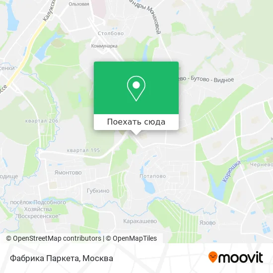 Карта Фабрика Паркета