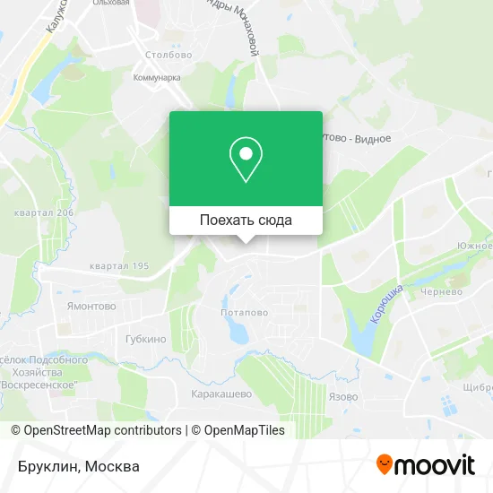 Карта Бруклин