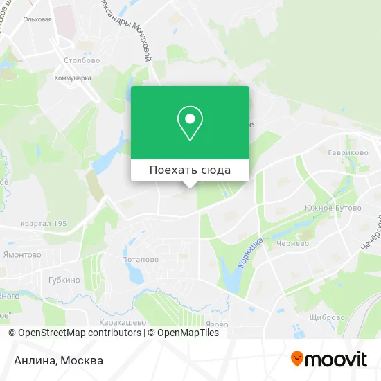 Карта Анлина