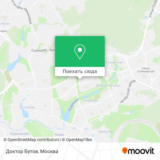 Карта осадков в южном бутово