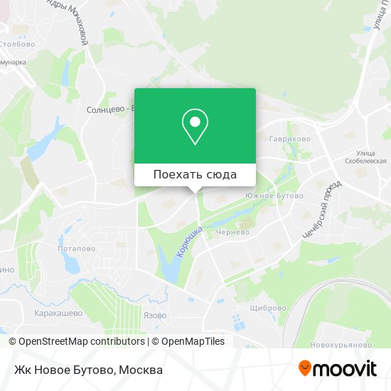 Карта Жк Новое Бутово