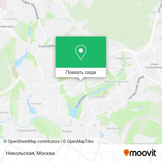 Карта Никольская