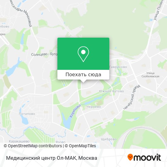 Карта Медицинский центр Ол-МАК