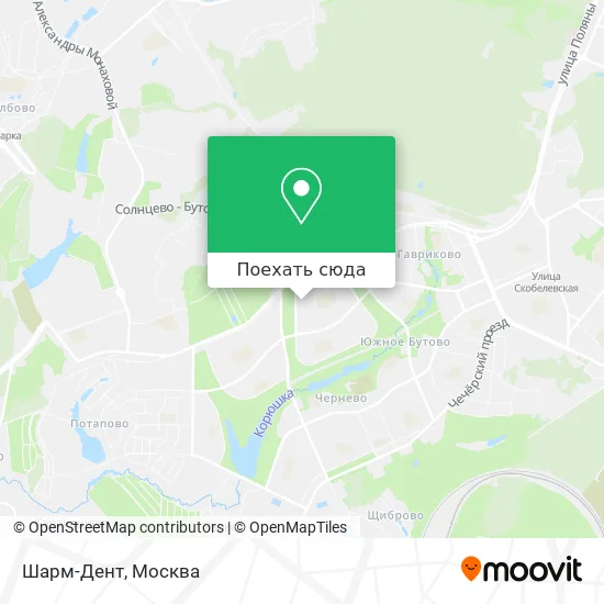 Карта Шарм-Дент