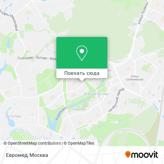 Карта Евромед