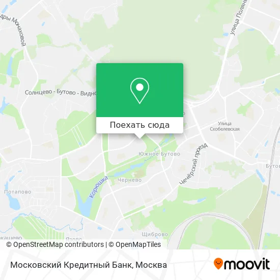 Карта Московский Кредитный Банк