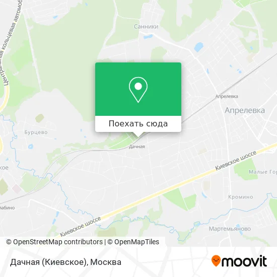 Карта Дачная (Киевское)