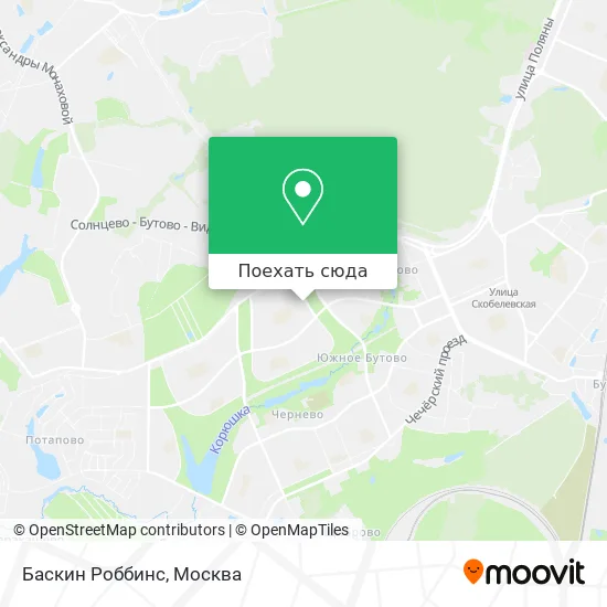 Карта Баскин Роббинс