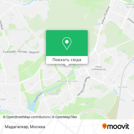 Карта Мадагаскар