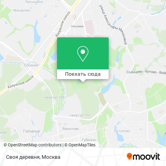 Карта Своя деревня
