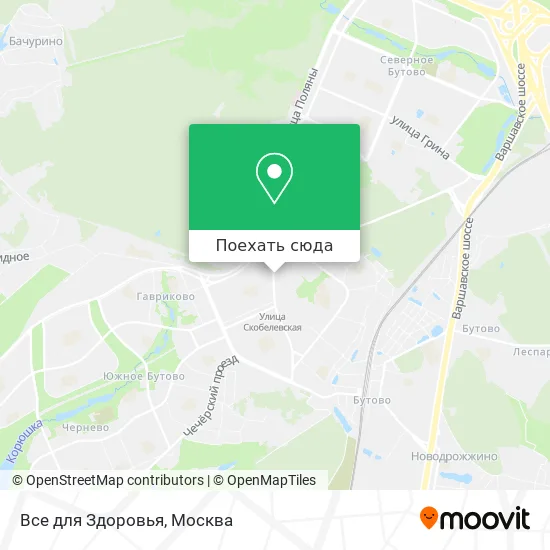 Карта Все для Здоровья