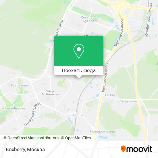 Карта Boxberry