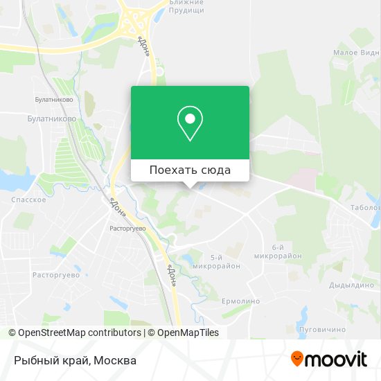 Карта Рыбный край