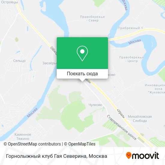 Карта Горнолыжный клуб Гая Северина