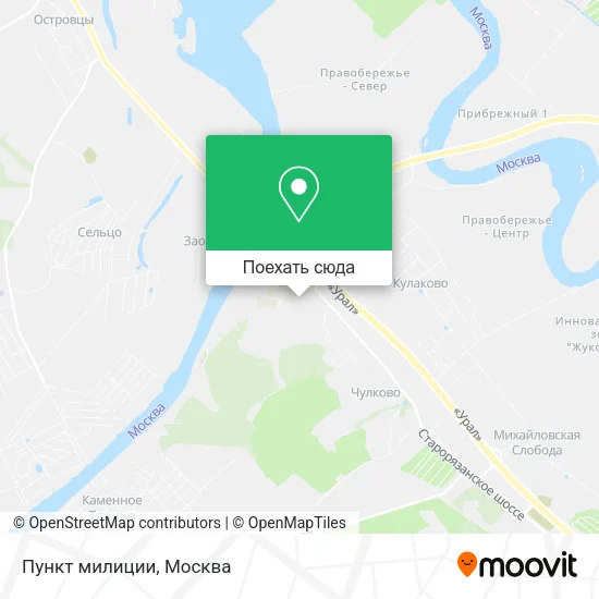 Карта Пункт милиции