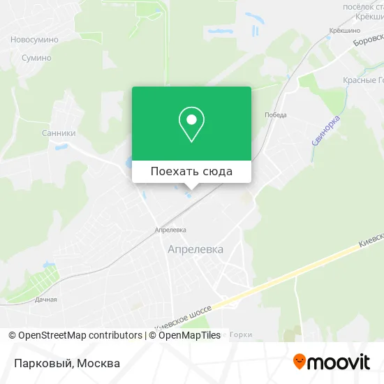 Карта Парковый