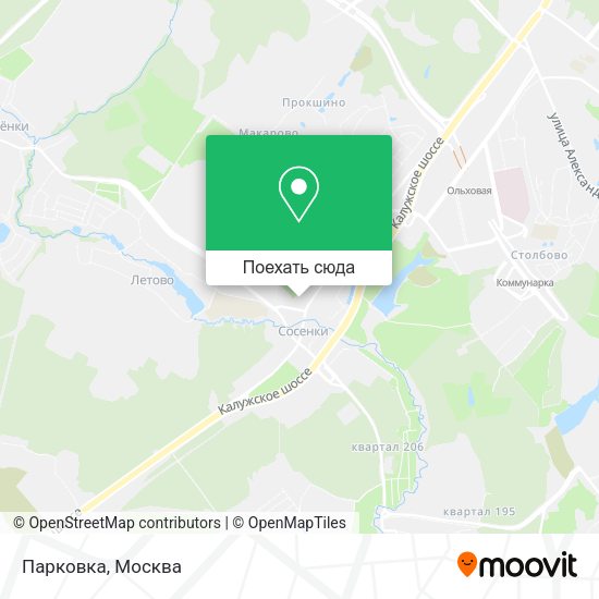 Карта Парковка