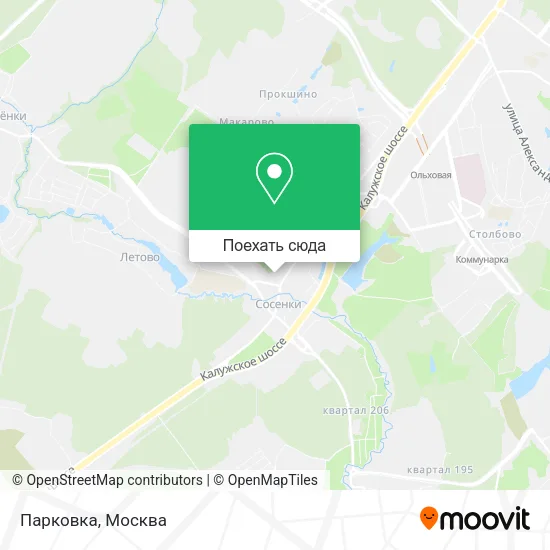 Карта Парковка