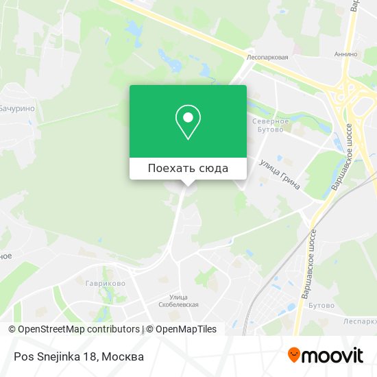 Карта Pos Snejinka 18