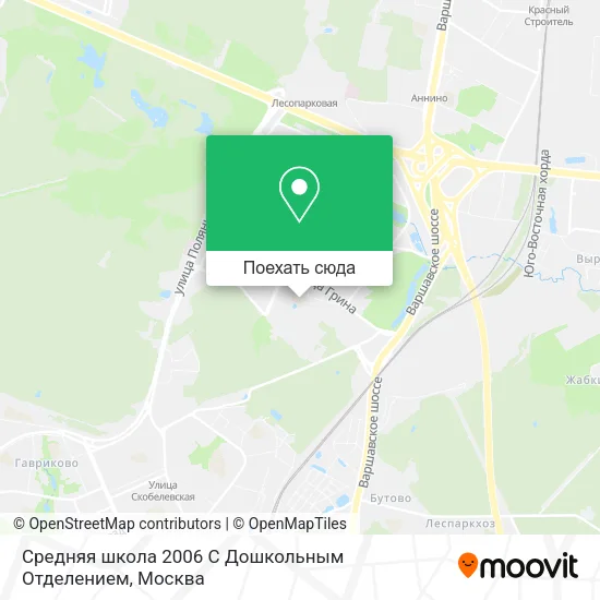 Карта Средняя школа 2006 С Дошкольным Отделением
