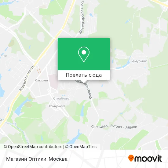 Карта Магазин Оптики