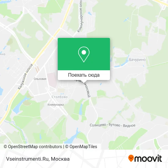 Карта Vseinstrumenti.Ru