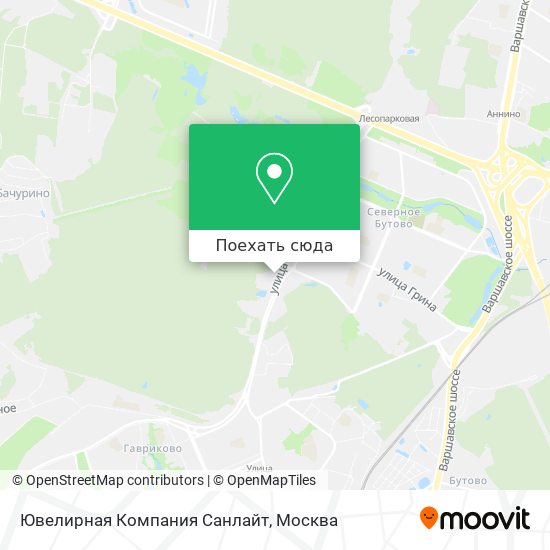 Карта Ювелирная Компания Санлайт
